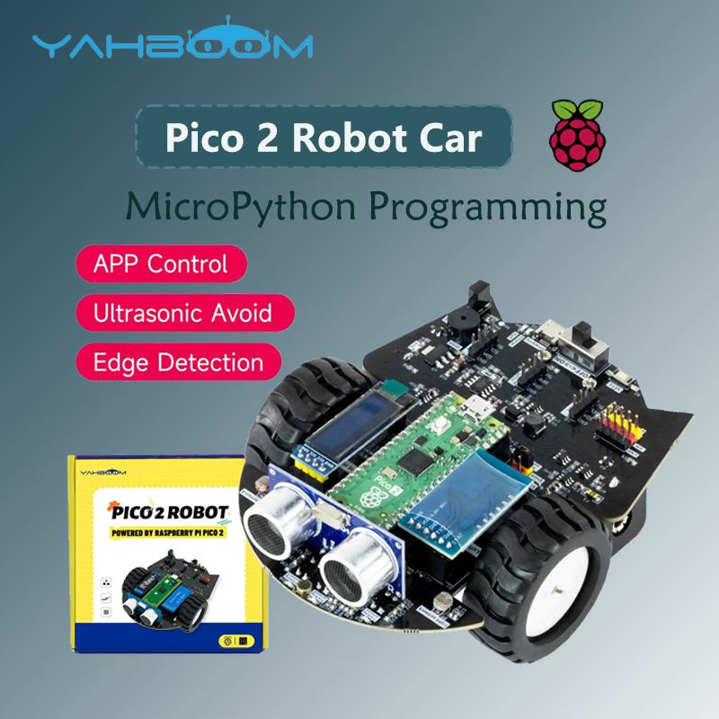 Raspberry Pi Kit - Yahboom raspberry pi pico 2 robô