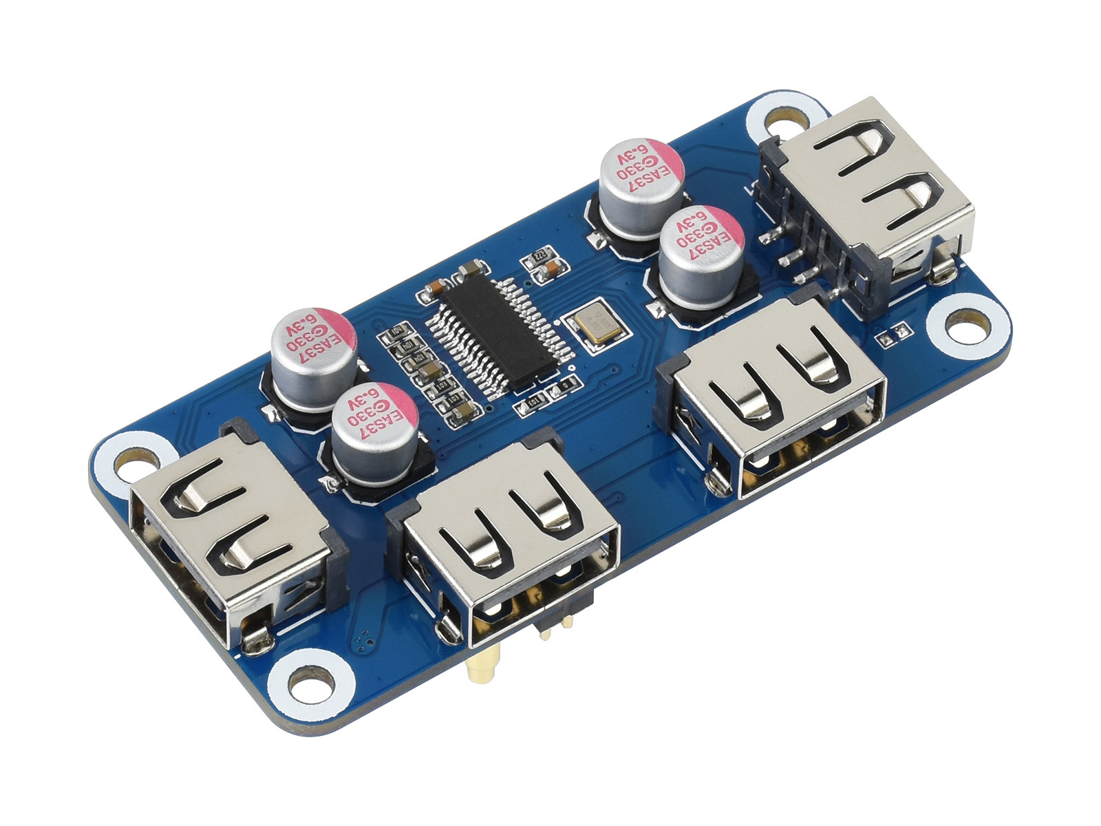Pi Zero - Waveshare USB HUB HAT (B) 4