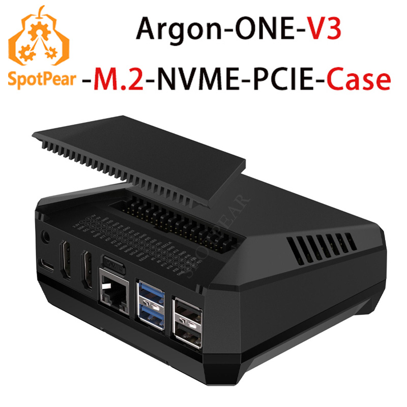 Pi 5 Case - Caixa Argon ONE V3 M.2 NVME