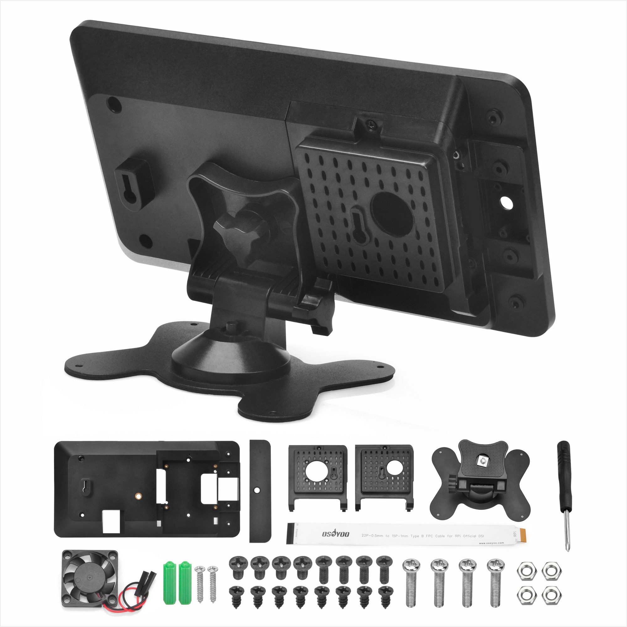 Pi 4 Case - Capa OSOYOO PiStudio para Raspberry Pi