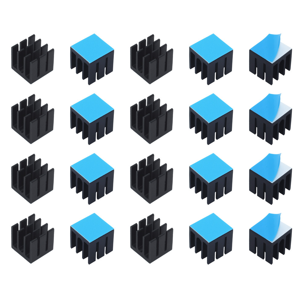 Pi Cooler - 12x12x12mm 50 peças dissipador de calor