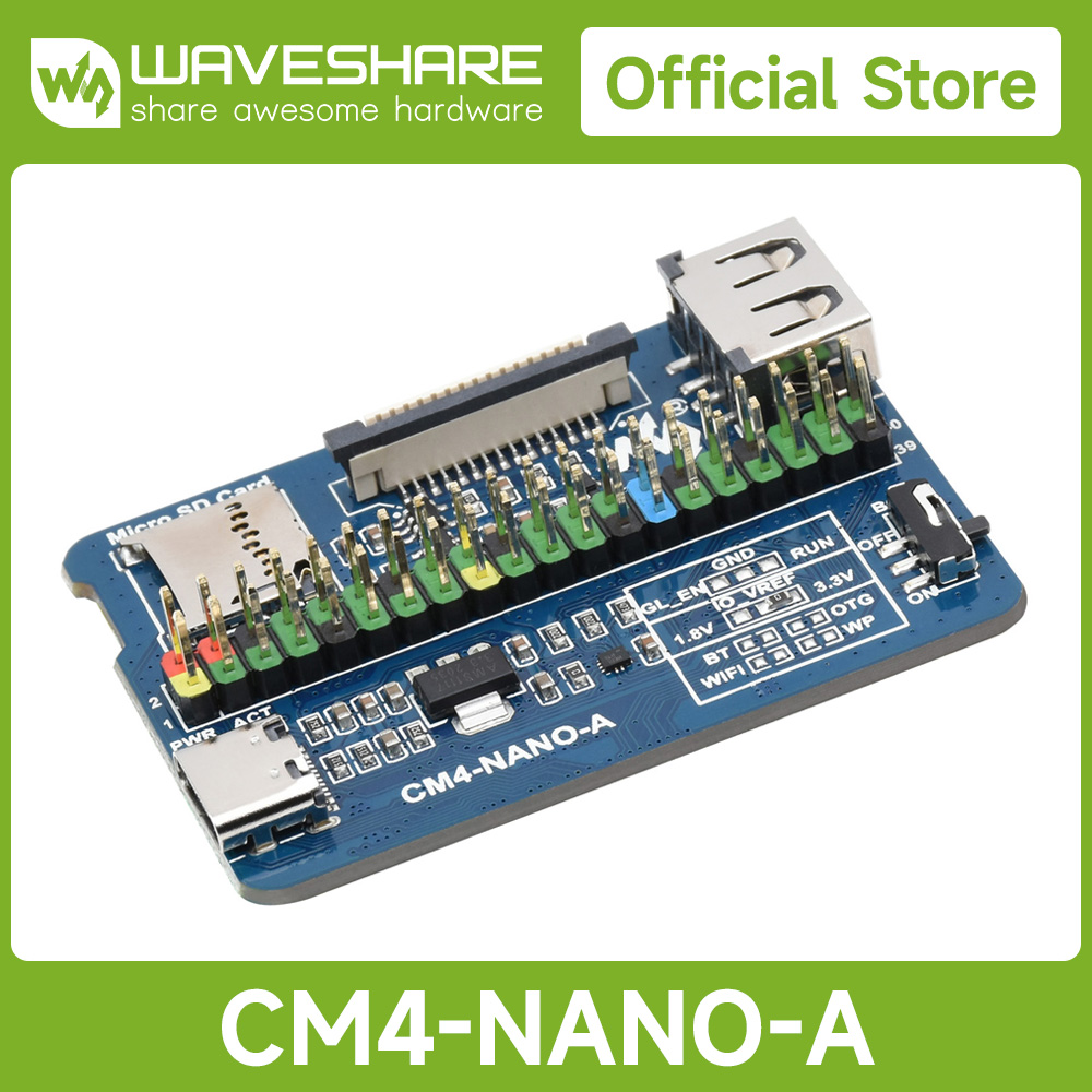 Raspberry Pi 4 - Placa base nano waveshare (a) placa