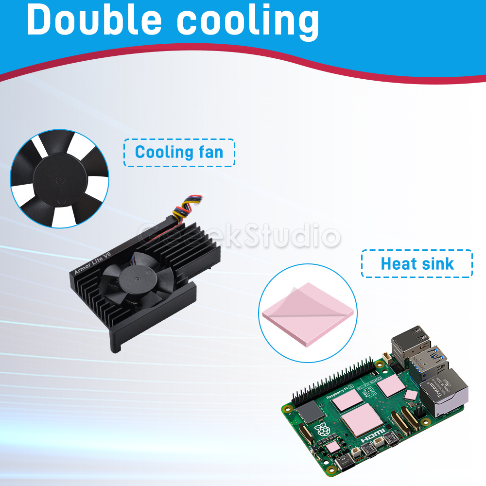 Dissipador de calor CNC de lig - Pi 5 Case avaliação e preço