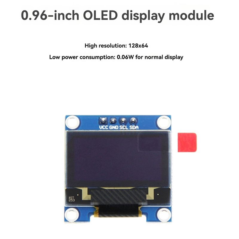 AY14 - Módulo OLED I2C de 0,96 - Pi Display avaliação e preço
