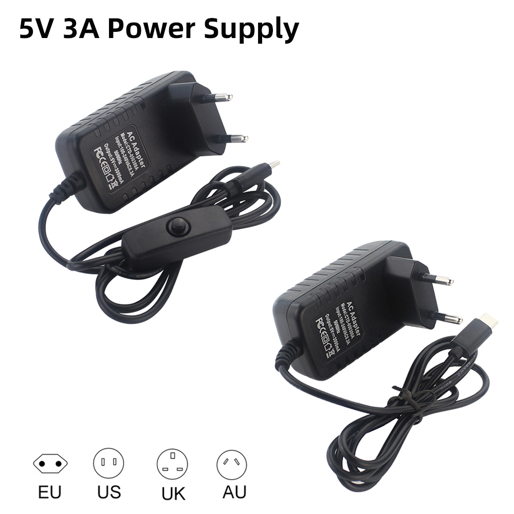 5v 3a raspberry pi 4 fonte de  - Pi Power Supply avaliação e preço