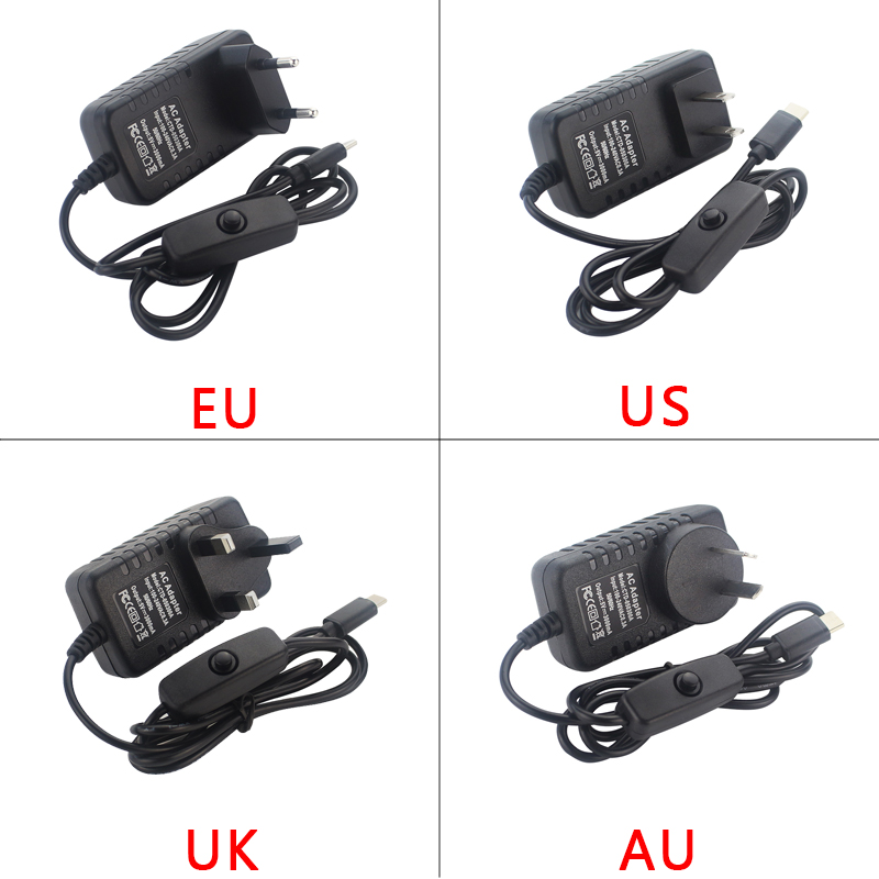 5v 3a raspberry pi 4 fonte de  - Pi Power Supply avaliação e preço