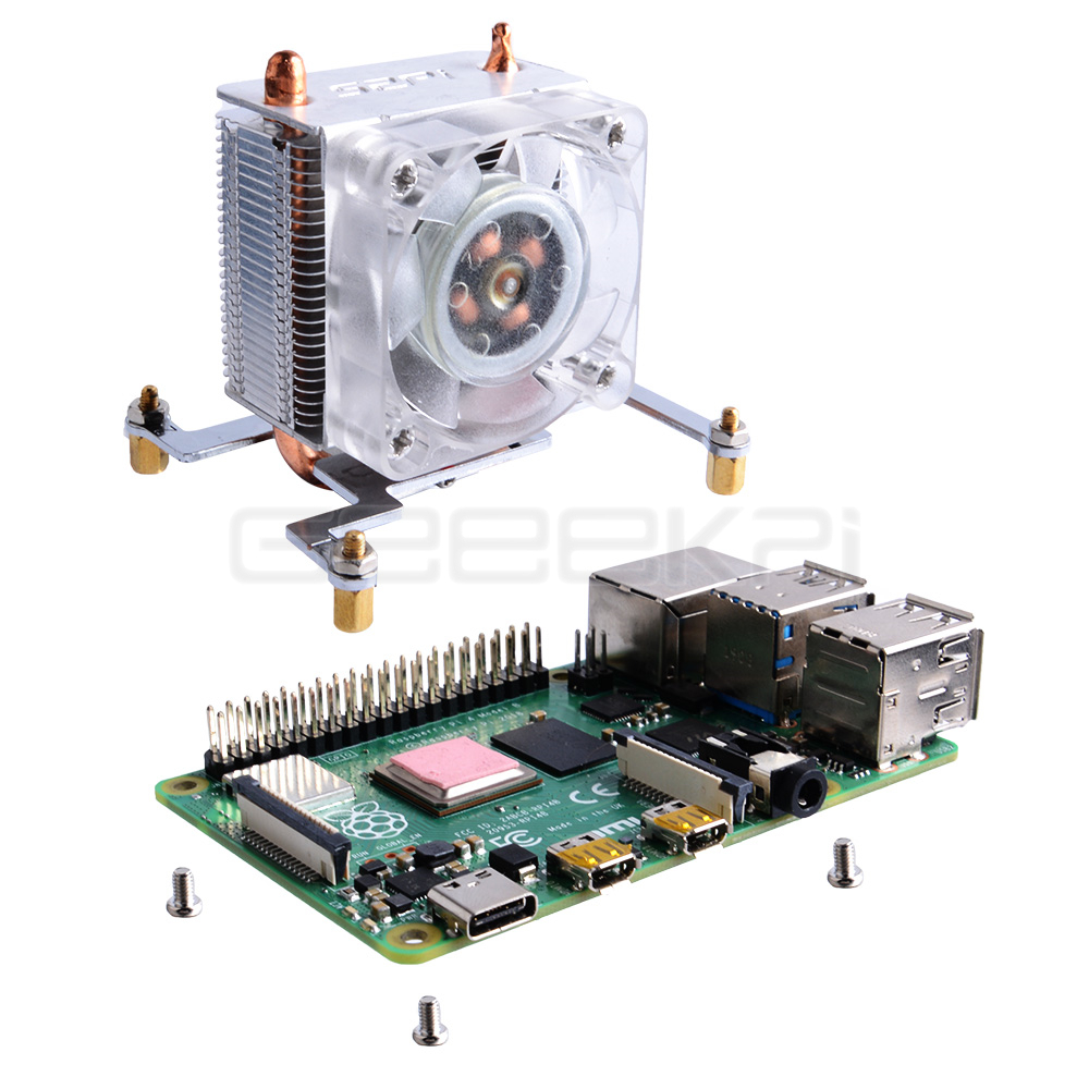 GeeekPi-Ventilador de torre de - Pi 5 Case avaliação e preço