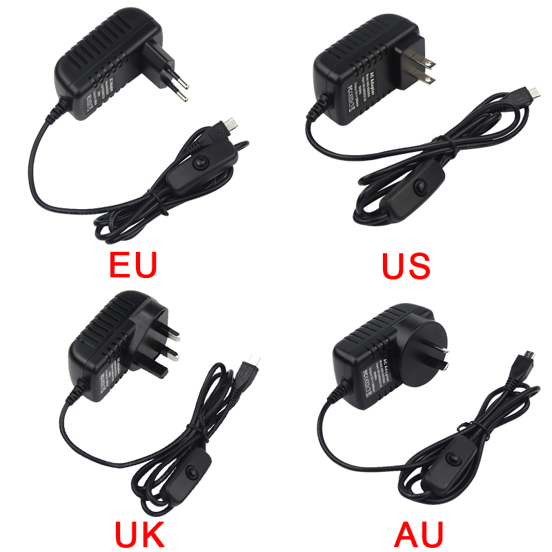 5v 3a raspberry pi 3 modelo b  - Pi Power Supply avaliação e preço
