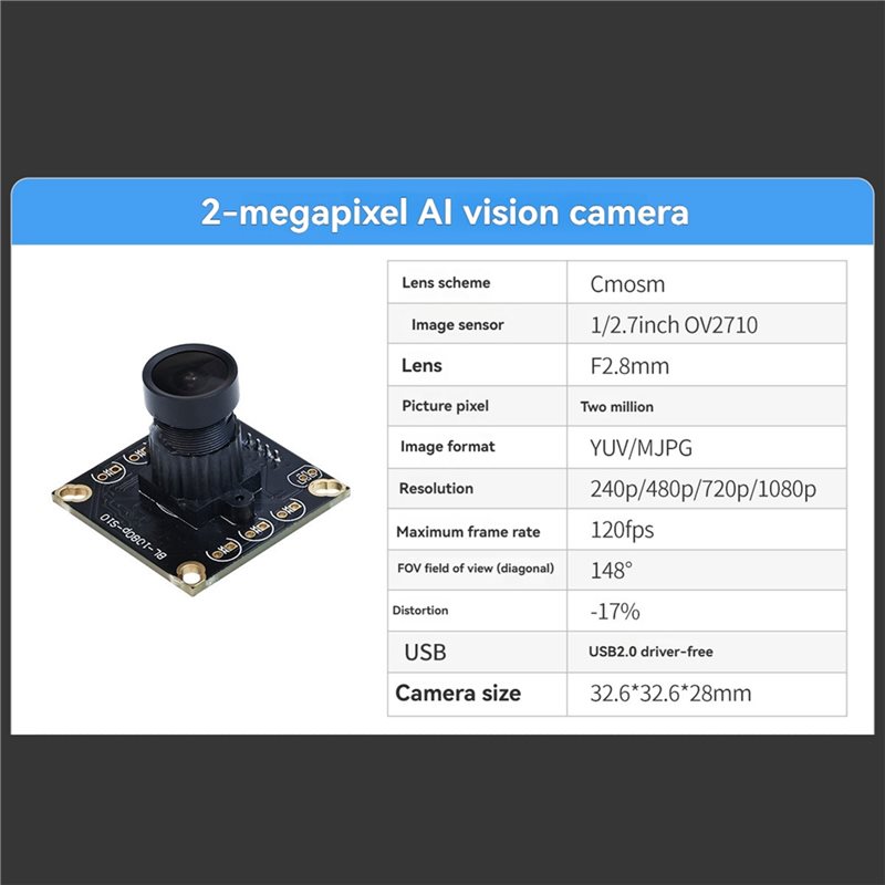 Módulo de câmera USB A98Z 2MP  - Pi Camera Module avaliação e preço