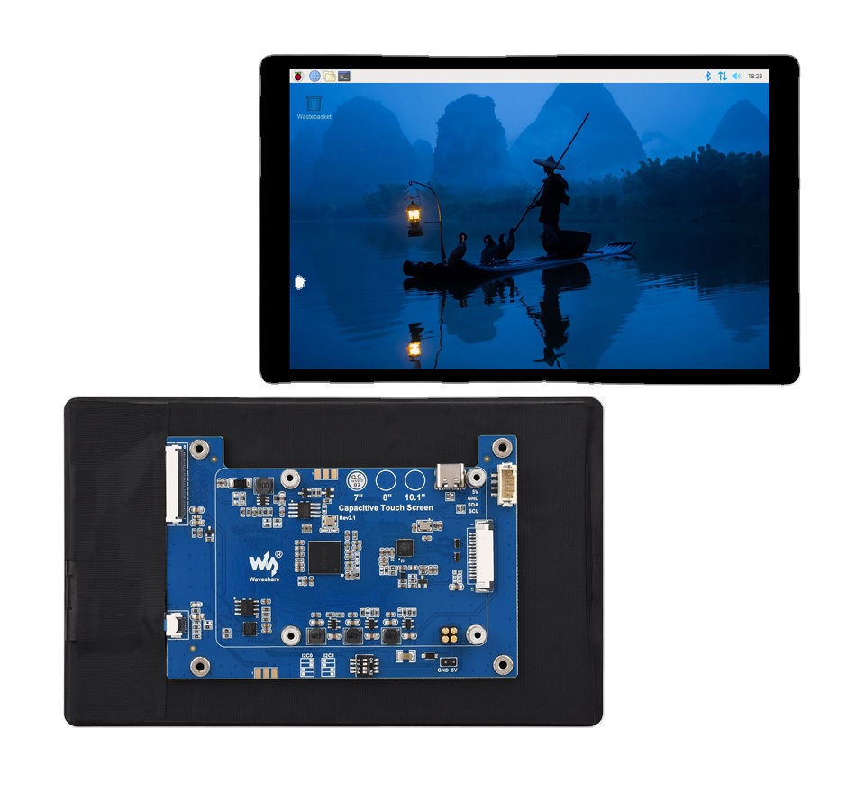 Display LCD DSI (E) de 7 poleg - Pi Display avaliação e preço