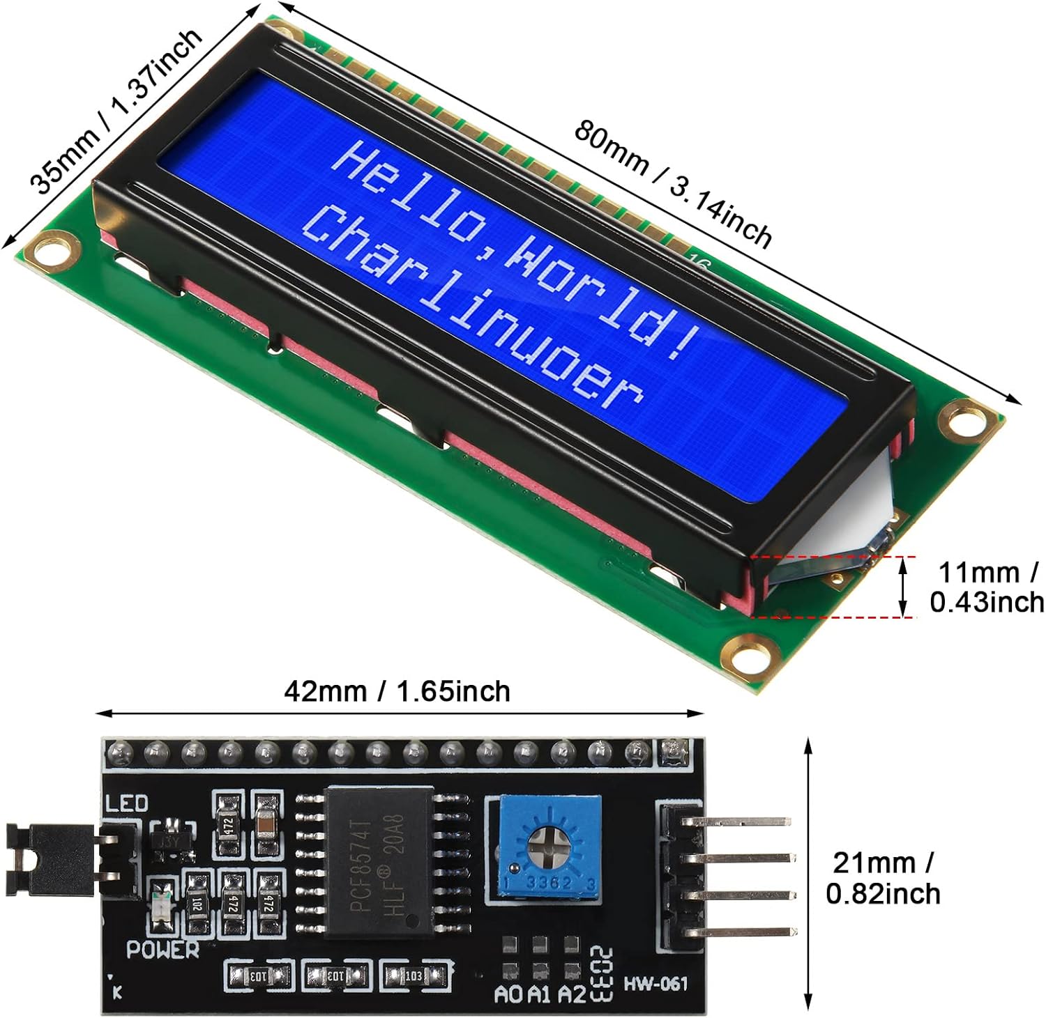 1 Conjunto de Módulo LCD 1602  - Raspberry Pi 4 avaliação e preço