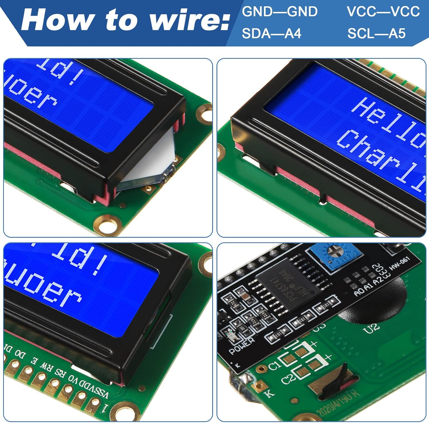1 Conjunto de Módulo LCD 1602  - Raspberry Pi 4 avaliação e preço