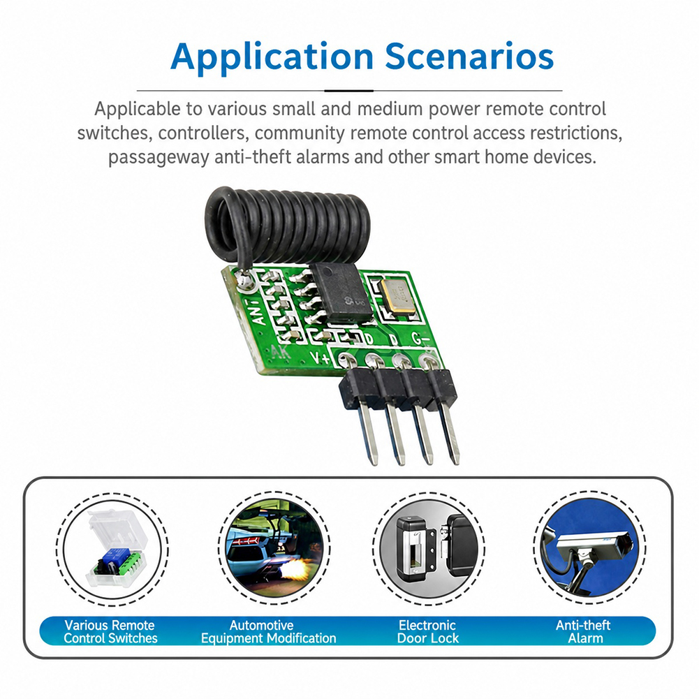 Módulo Receptor RF Superheteró - Arduino Kit avaliação e preço