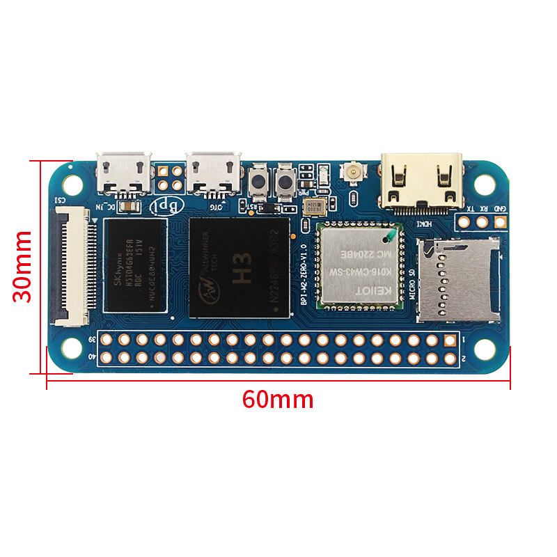 Banana Pi-M2 Zero H3, computad - Pi Zero avaliação e preço