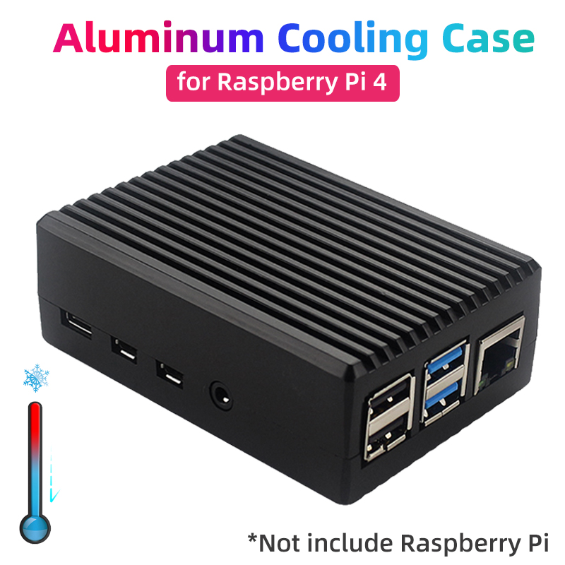 Raspberry pi 4 caixa de liga d - Pi 4 Case avaliação e preço