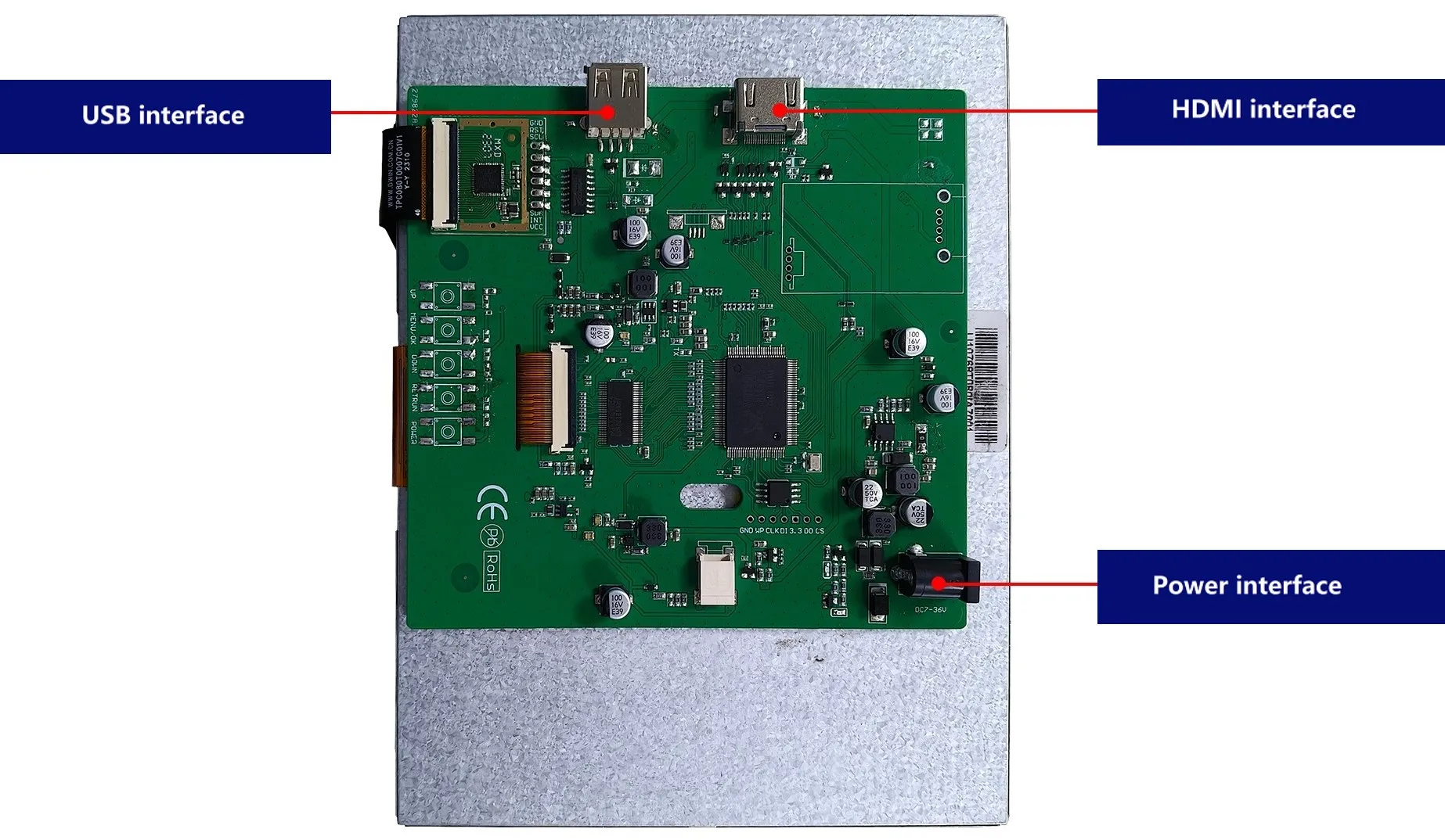Módulo LCD de 8 Polegadas 1024 - Raspberry Pi avaliação e preço